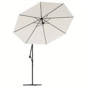 Parasols, outdoor parasols, patio umbrellas, beach umbrellas Sand White 118.1